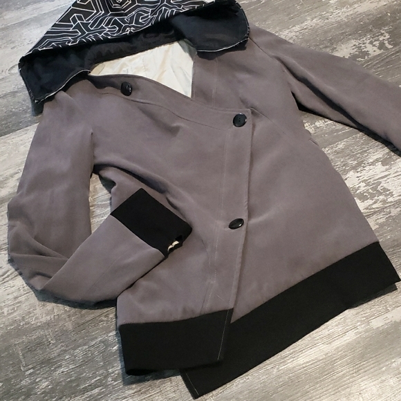 CUSTOM unfactory-made- one of a kind blazer hooded jacket - Picture 2 of 10